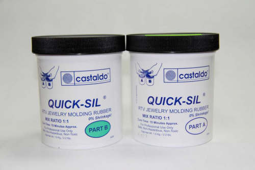 Резина силиконовая безусадочная CASTALDO Quick-Sil 2х компонентная